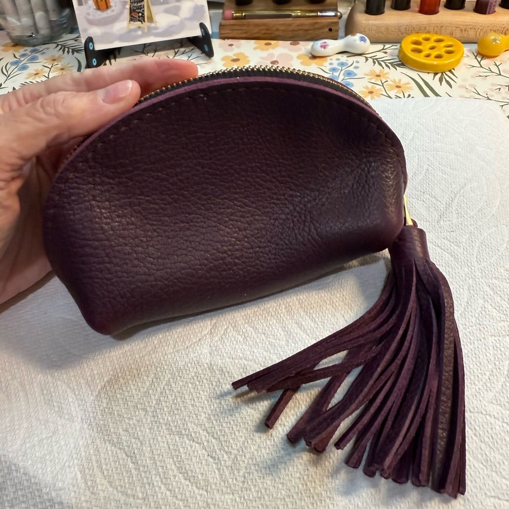 Portland Leather Goods Taco tassel pouch